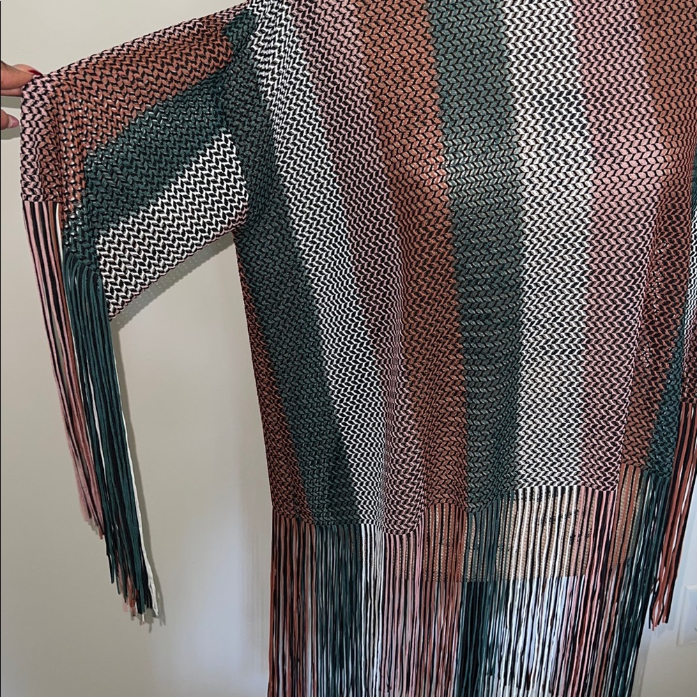 Zara Multicolor Knit Fringe Garment - Picture 6 of 11
